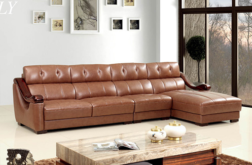 Sofa phòng khách hiện đại màu nâu cao cấp